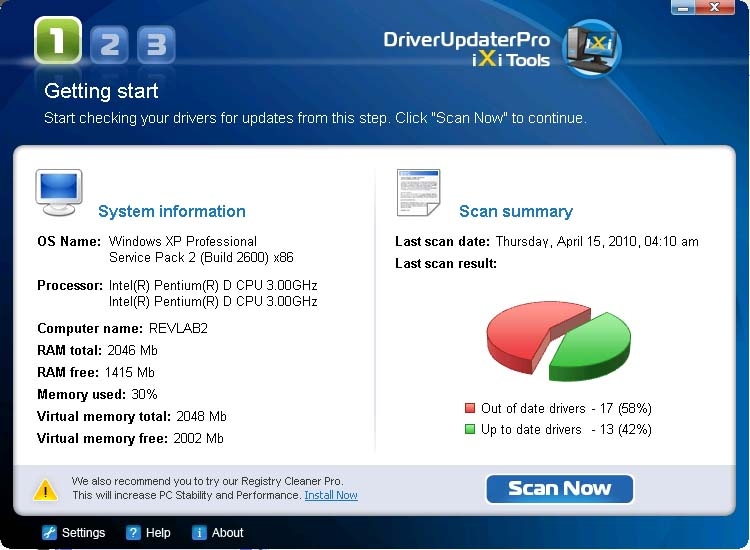Free advance driver updater crack full download plus serial key replacement